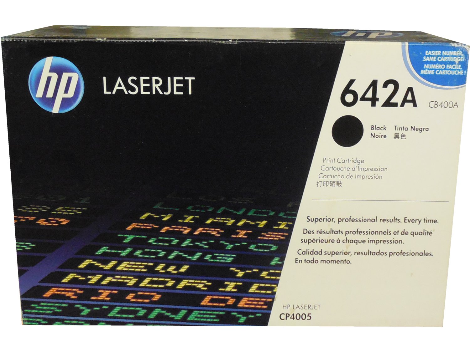HP 642A Black Original LaserJet Toner Cartridge (CB400A)