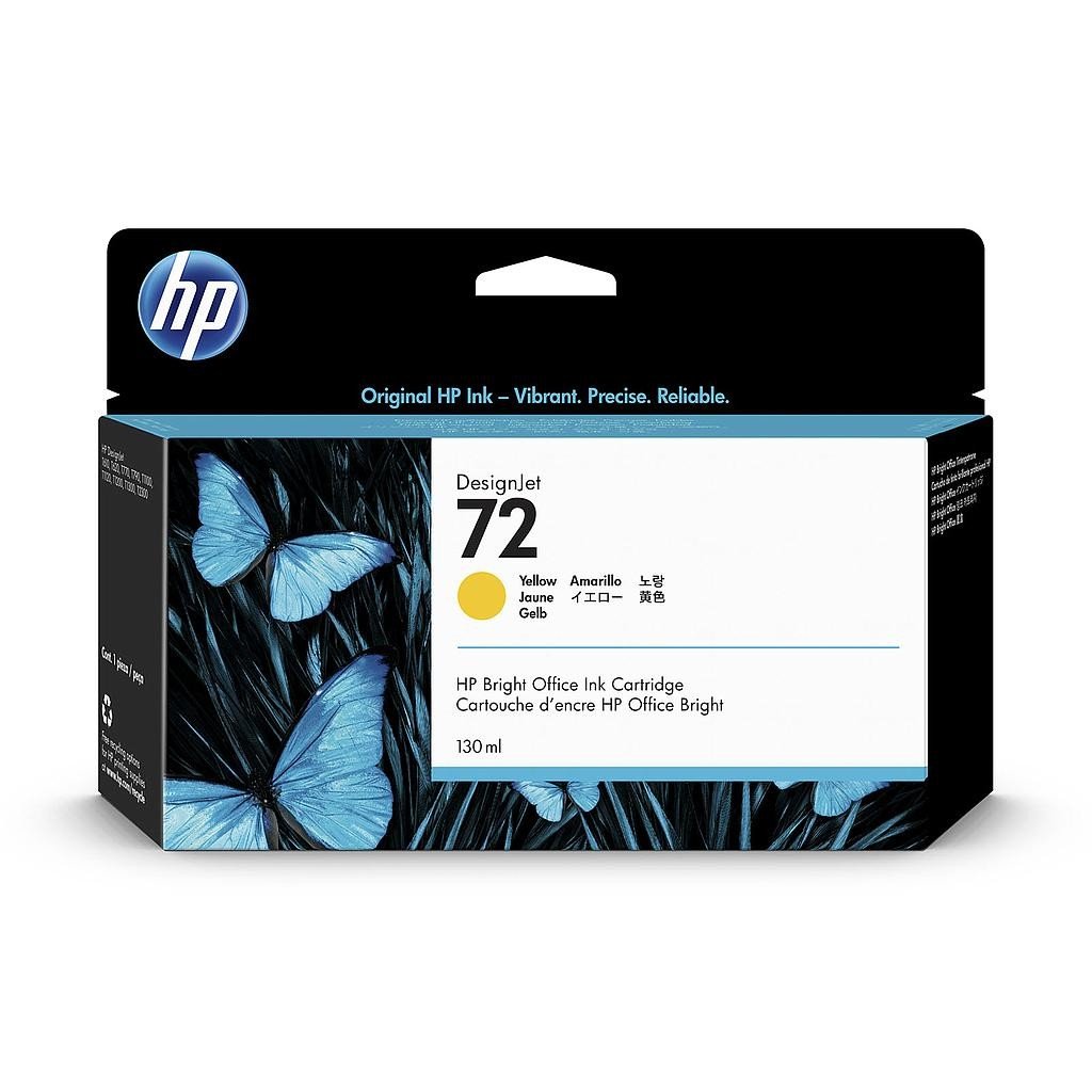 HP 72 130-ml Yellow DesignJet Ink Cartridge