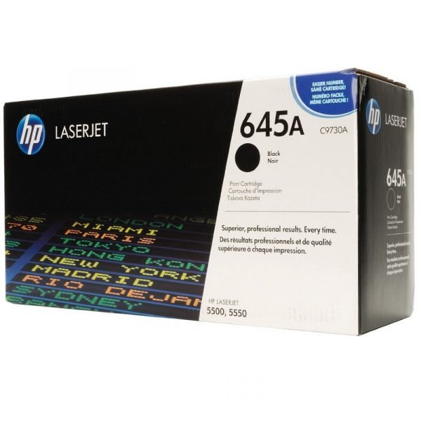 HP 645A Black Original LaserJet Toner Cartridge (C9730A)