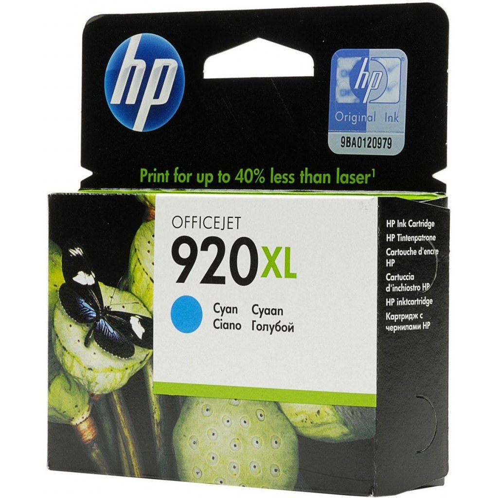 HP 920XL High Yield Cyan Original Ink Cartridge