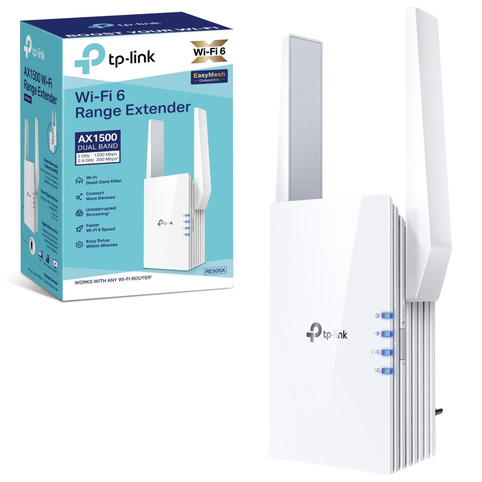 TP-Link AX1500 Wireless Dual-Band Gigabit Router TL-ARCHER AX10