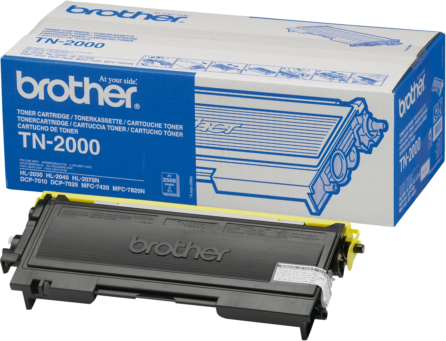 Brother TN2000 Black Toner Cartridge