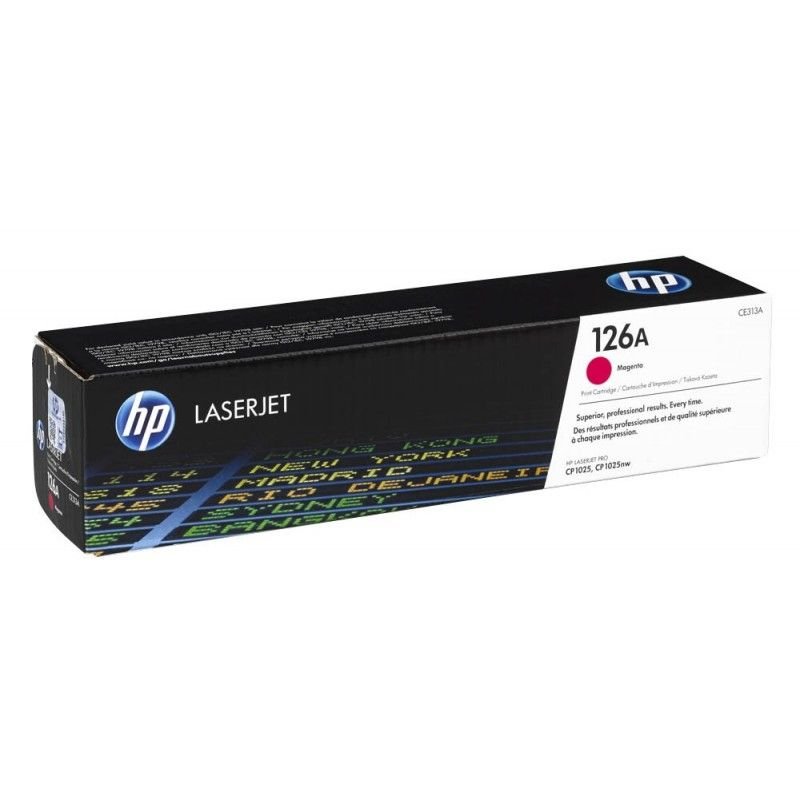 HP 126A Magenta Original LaserJet Toner Cartridge (CE313A)