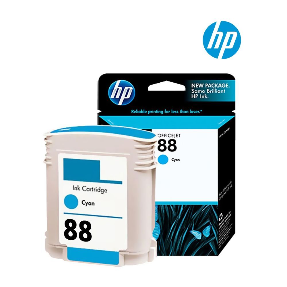 HP 88 Cyan Original Ink Cartridge (C9386AE)