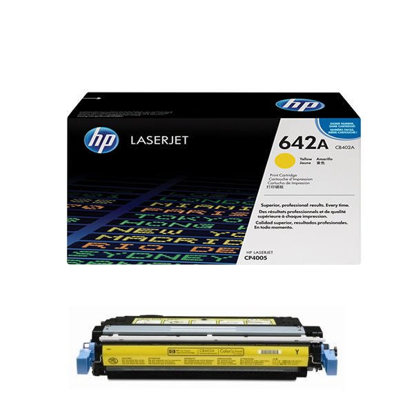 HP 642A Yellow Original LaserJet Toner Cartridge (CB402A)