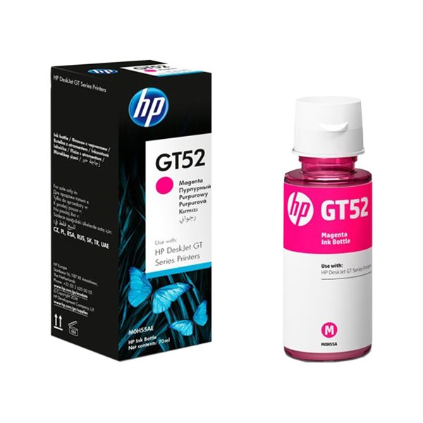 HP GT52 Magenta Original Ink Bottle