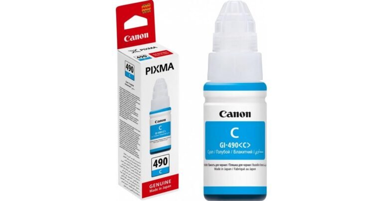 Canon GI-490 Cyan Ink Bottle