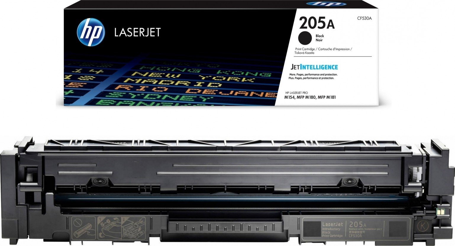 HP 205A Black (CF530A) Original LaserJet Toner Cartridge