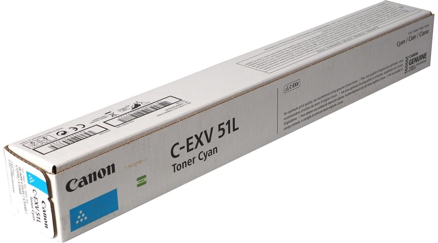 Canon C-EXV 51L Cyan Toner Cartridge
