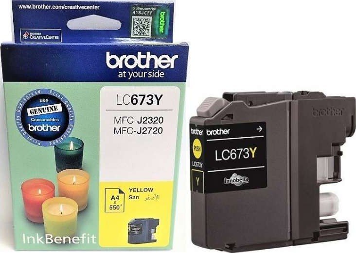 Brother LC-673Y yellow Ink Cartridge