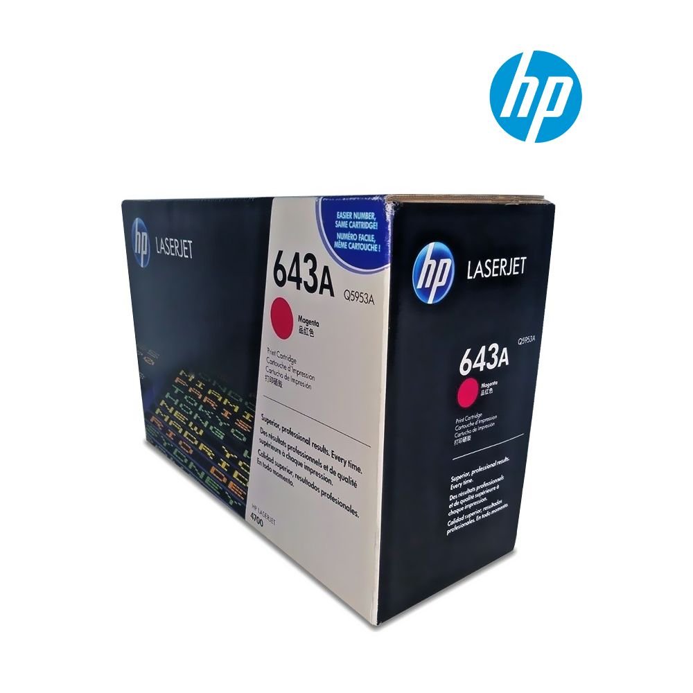 HP 643A Magenta (Q5953A) Original LaserJet Toner Cartridge