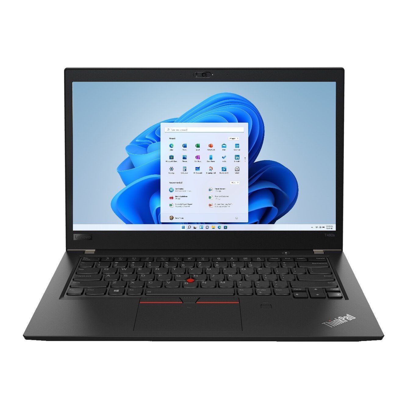 Lenovo ThinkPad T480S Intel Core i7-8250U 16GB RAM 512GB SSD Fingerprint Reader Webcam Windows 10 Pro Black