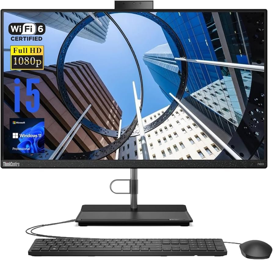 Lenovo ThinkCentre Neo 30a All-In-One Desktop, Core-i3 10th Gen, 4GB Ram, 256GB SSD