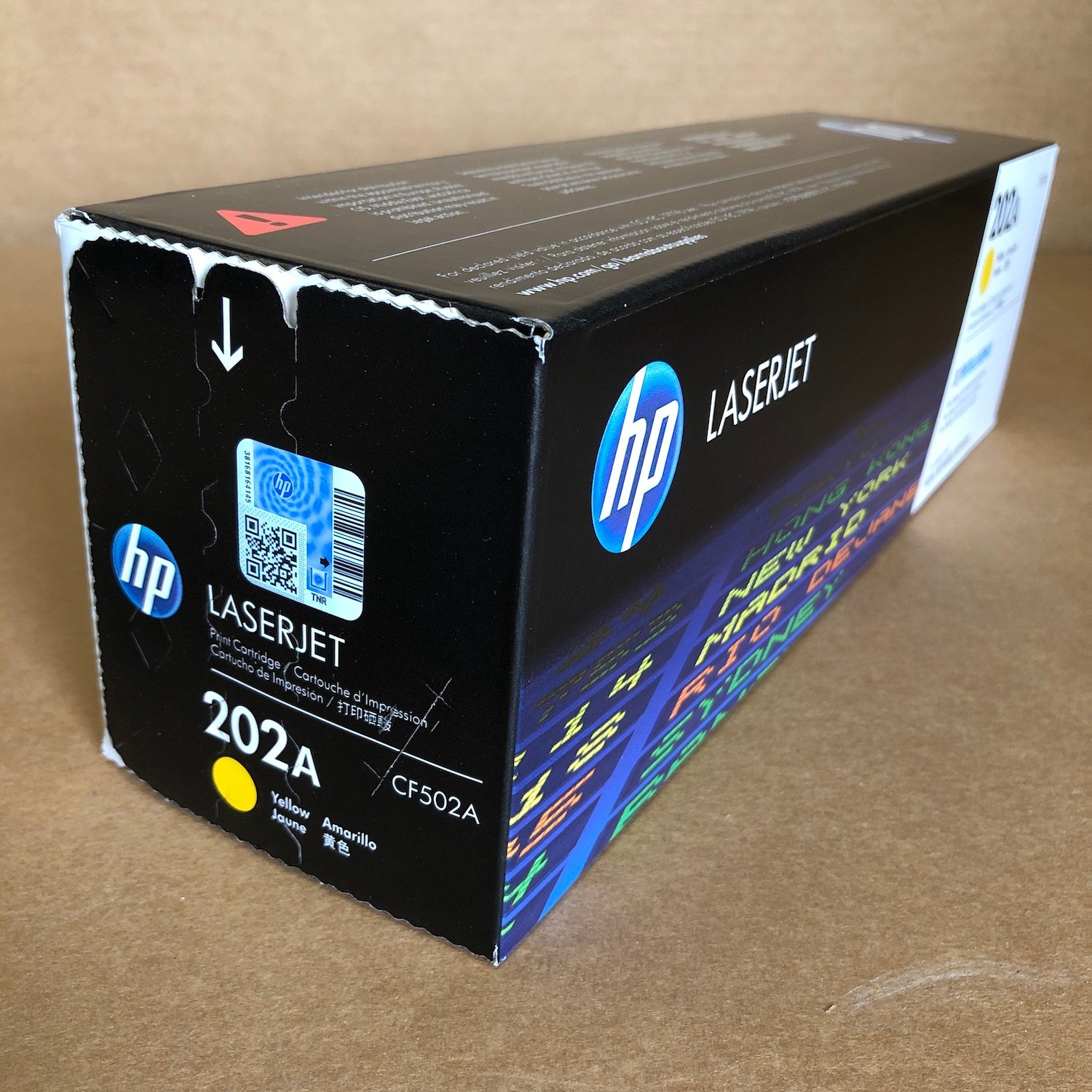 HP 202A Yellow (CF502A) Original LaserJet Toner Cartridge