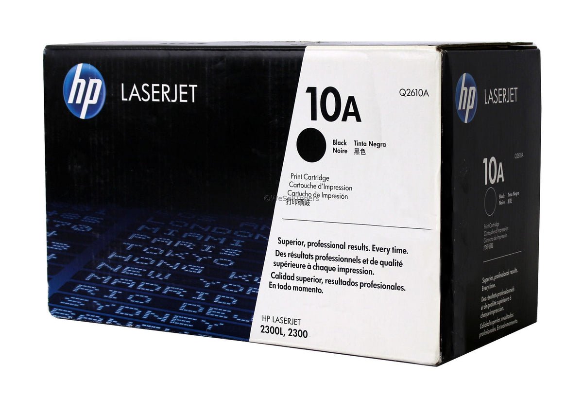 HP 10A Black Original LaserJet Toner Cartridge (Q2610A)