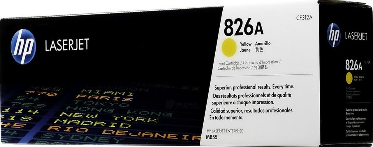 HP 826A Yellow (CF312A) Original LaserJet Toner Cartridge