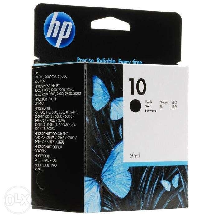 HP 10 Black Original Ink Cartridge (C4844A)