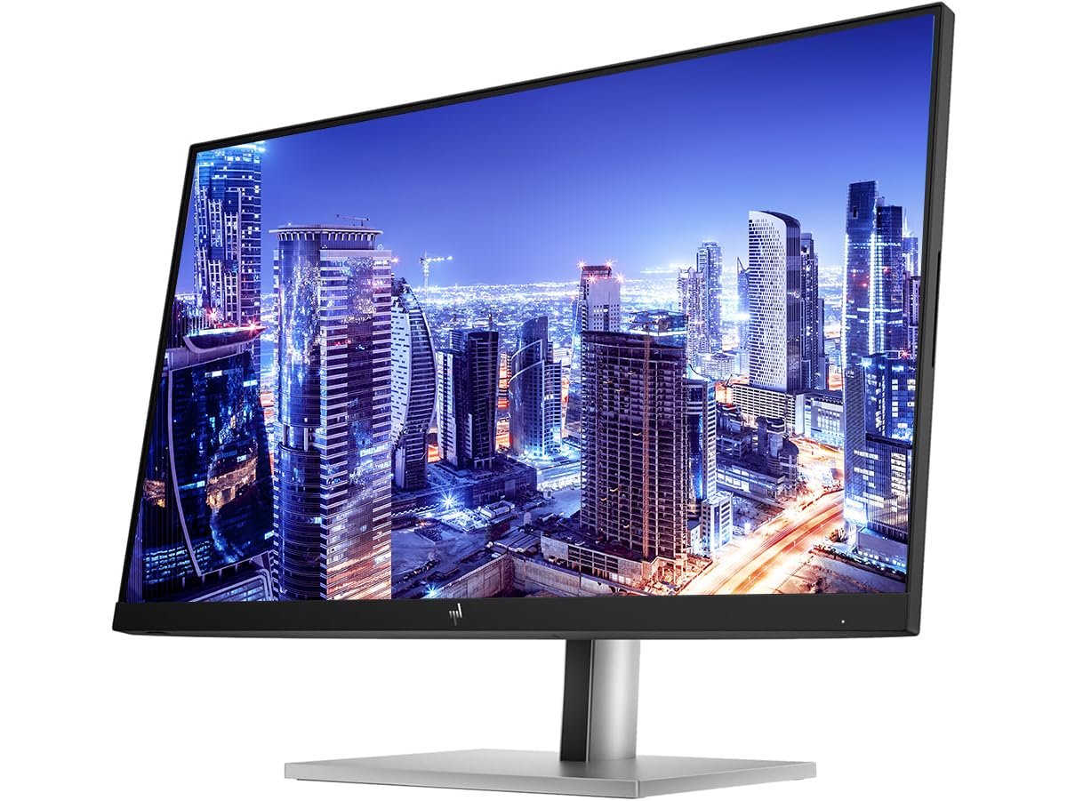 HP E27 G5 23.8" FHD Monitor, Height/Tilt/Swivel/Pivot Adjustable- 6N4E2AA