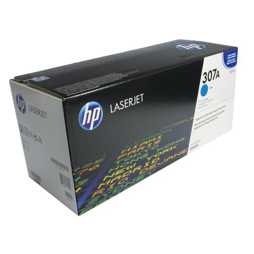 HP 307A Cyan Original LaserJet Toner Cartridge (CE741A)