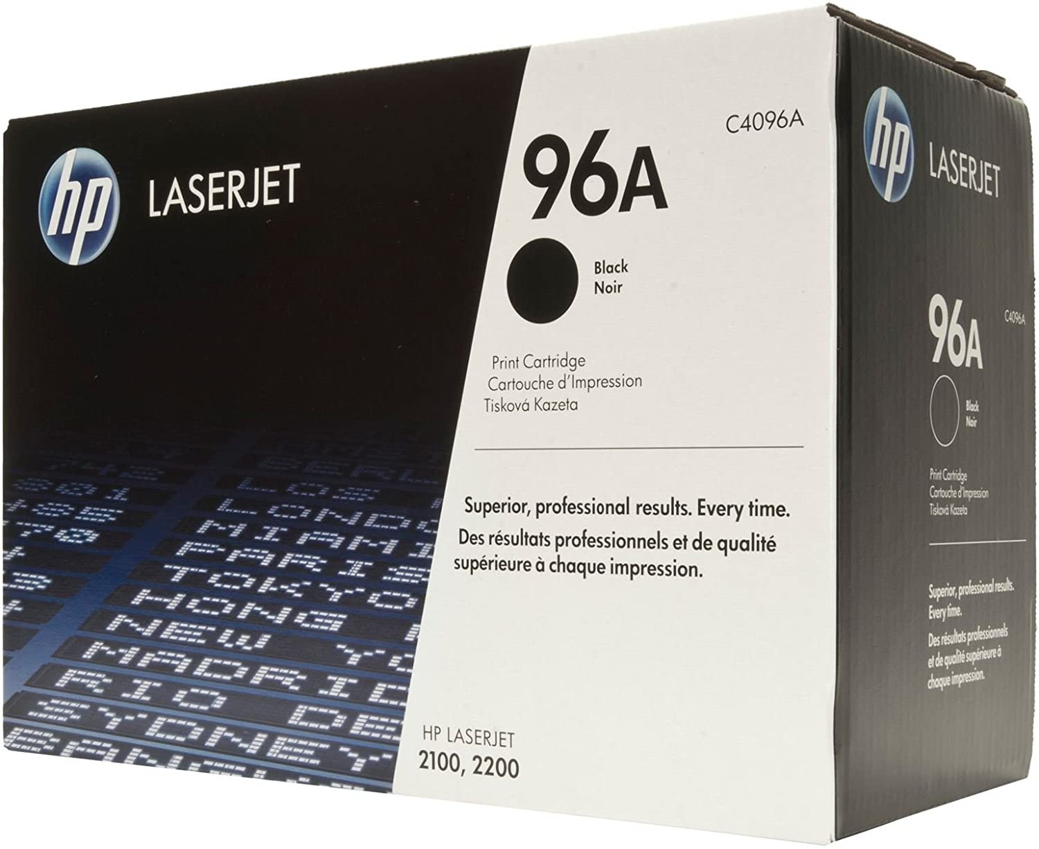 HP 96A Black Original LaserJet Toner Cartridge (C4096A)
