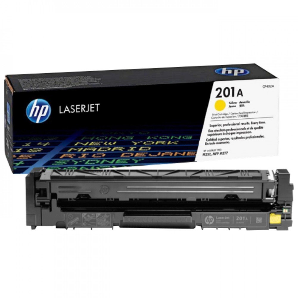 HP 201A Yellow Original LaserJet Toner Cartridge (CF402A)