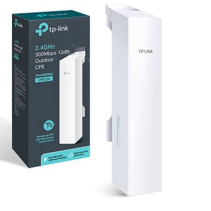TP LINK CPE220 2.4GHz 300Mbps 12dBi Outdoor CPE