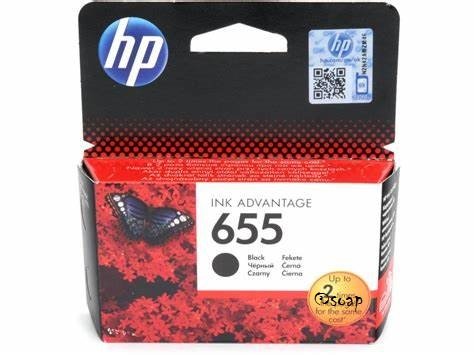 HP 655 Black Original Ink Advantage Cartridge