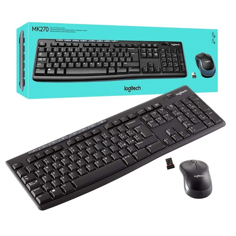 Logitech MK270 Full-size wireless combo