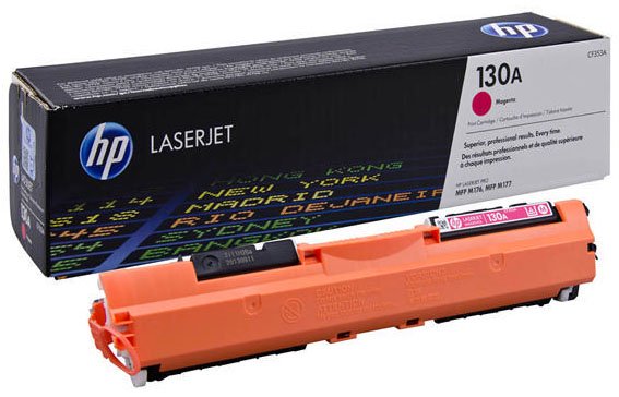 HP 130A Magenta Original LaserJet Toner Cartridge (CF353A)