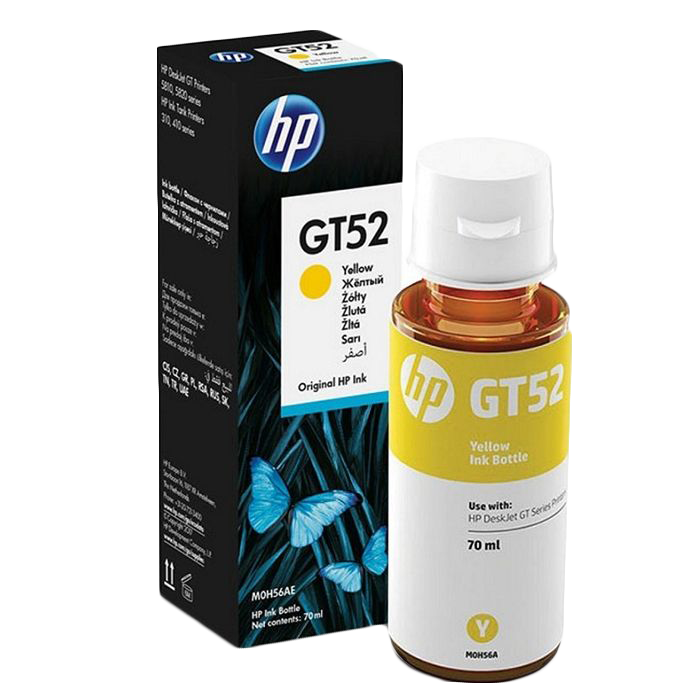 HP GT52 Yellow Original Ink Bottle