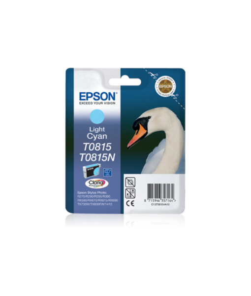 Epson T0815 Light Cyan Ink Cartridge (High Capacity)