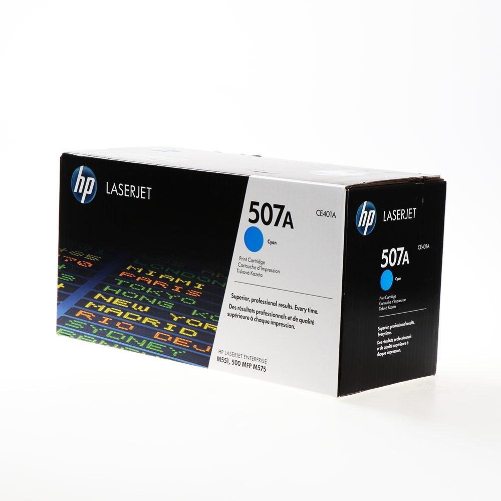 HP 507A Cyan Original LaserJet Toner Cartridge (CE401A)