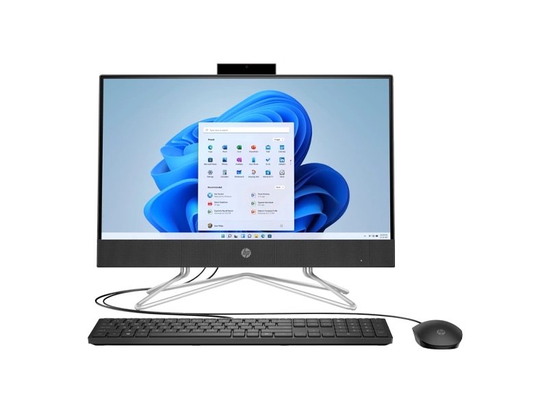HP 22 All-in-One Desktop, Core i3-1215U 12th Gen, 4GB Ram, 256GB SSD, 21.5-inch