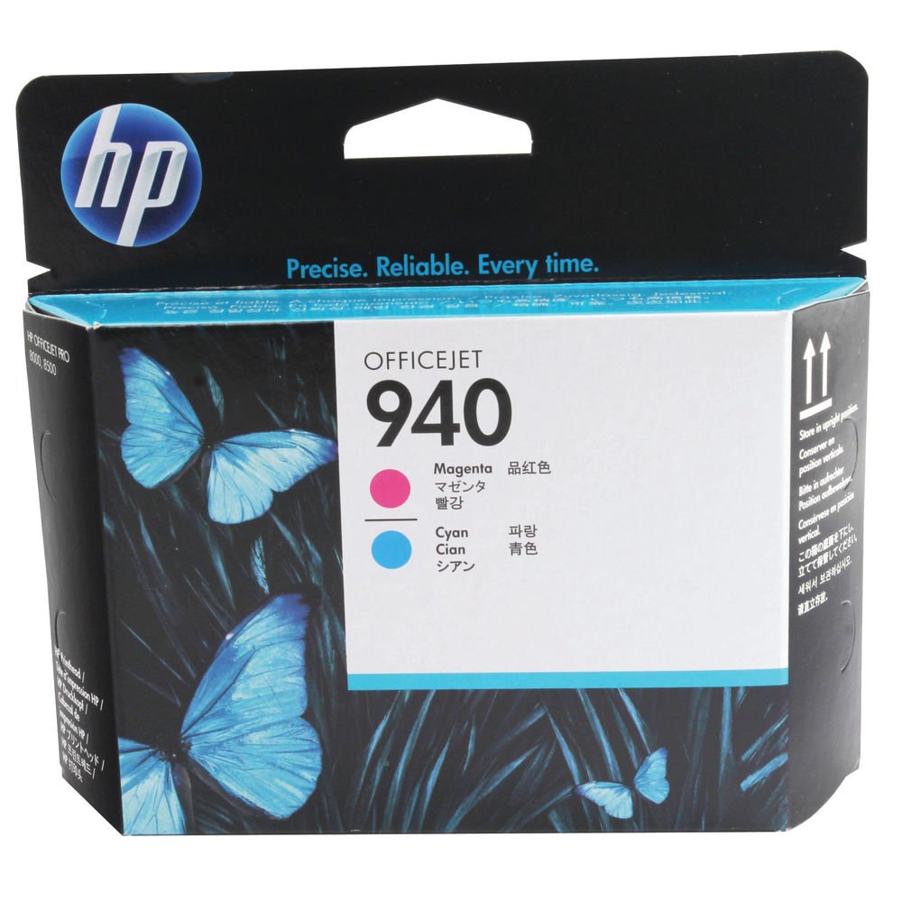 HP 940 Magenta and Cyan Original Printhead (C4901A)