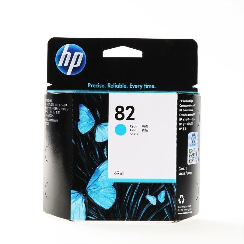 HP 82 69-ml Cyan DesignJet Ink Cartridge (C4911A)