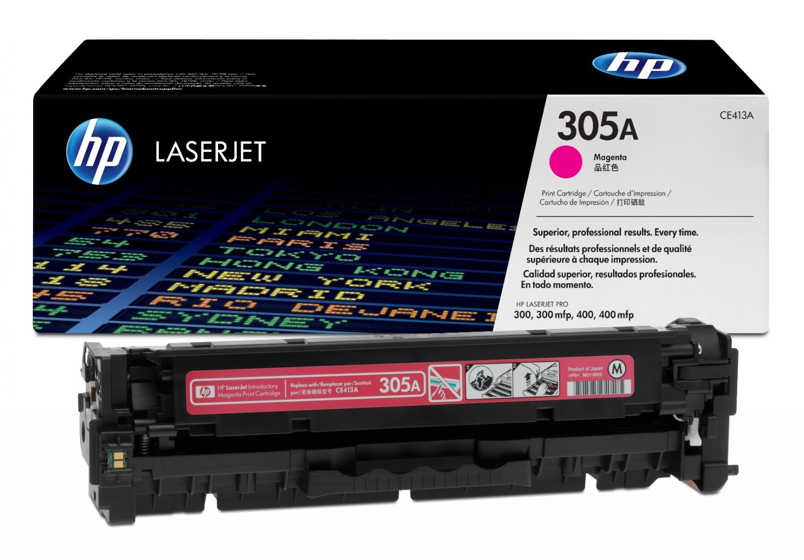 HP 305A Magenta Original LaserJet Toner Cartridge (CE413A)