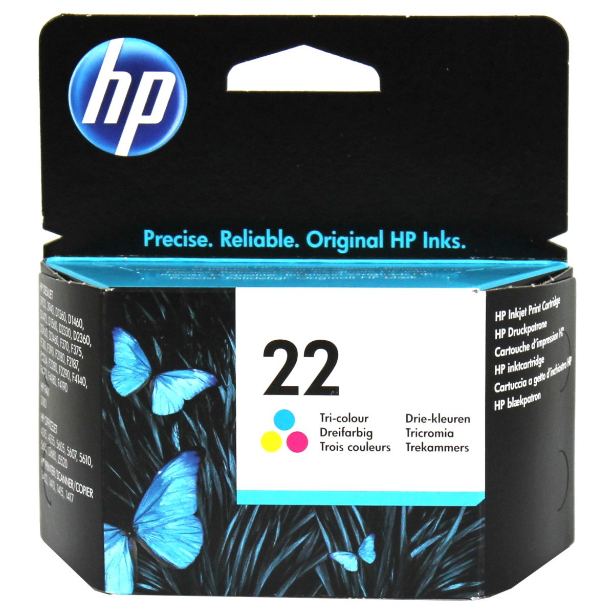 HP 22 Tri-color Original Ink Cartridge (C9352AE)