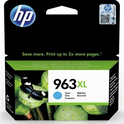 HP 963XL High Yield Cyan Original Ink Cartridge