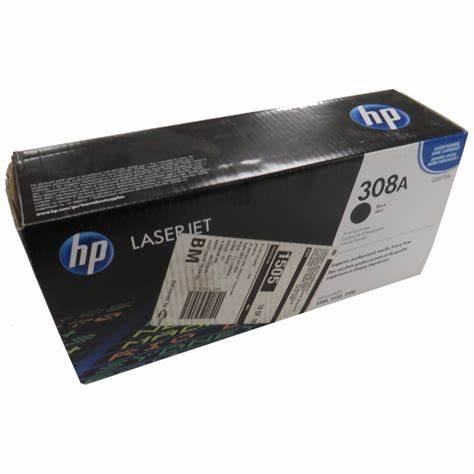 HP 308A Black Original LaserJet Toner Cartridge (Q2670A)