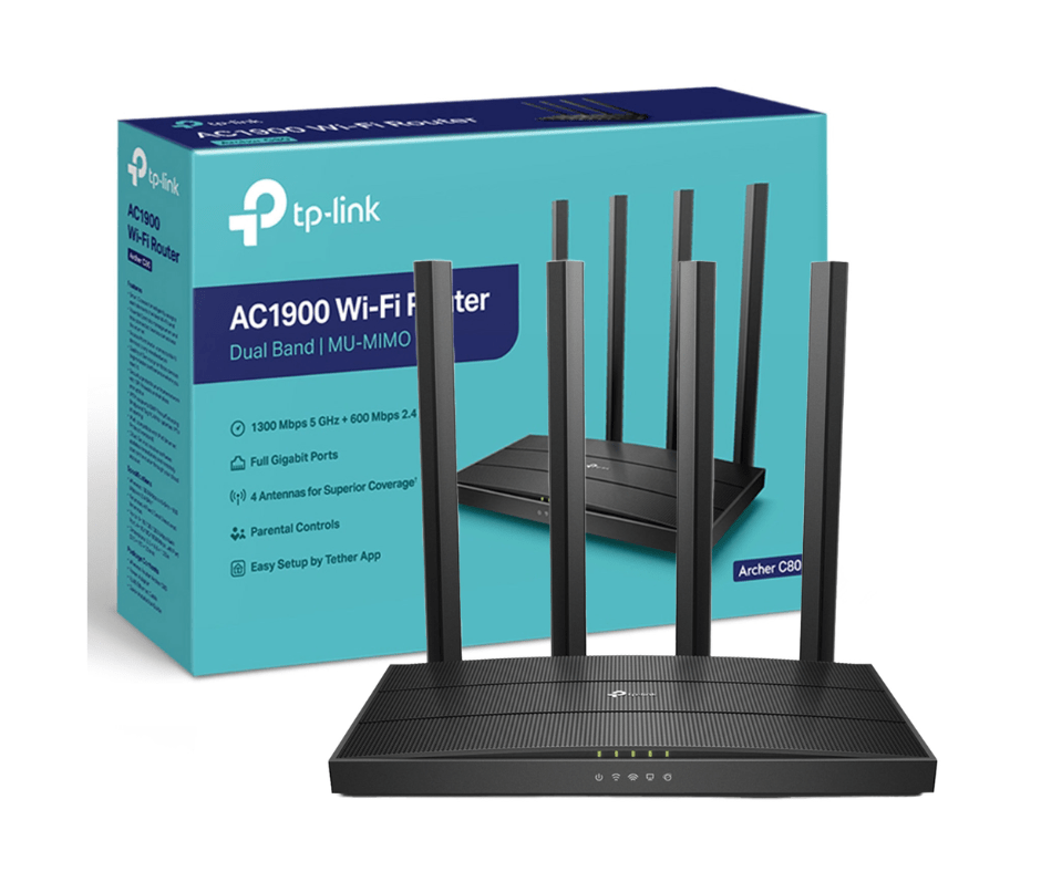 TP-Link Archer C80 AC1900 Wireless MU-MIMO Wi-Fi 5 Router