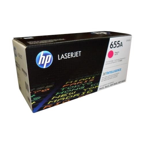 HP 655A Magenta Original LaserJet Toner Cartridge, CF453A