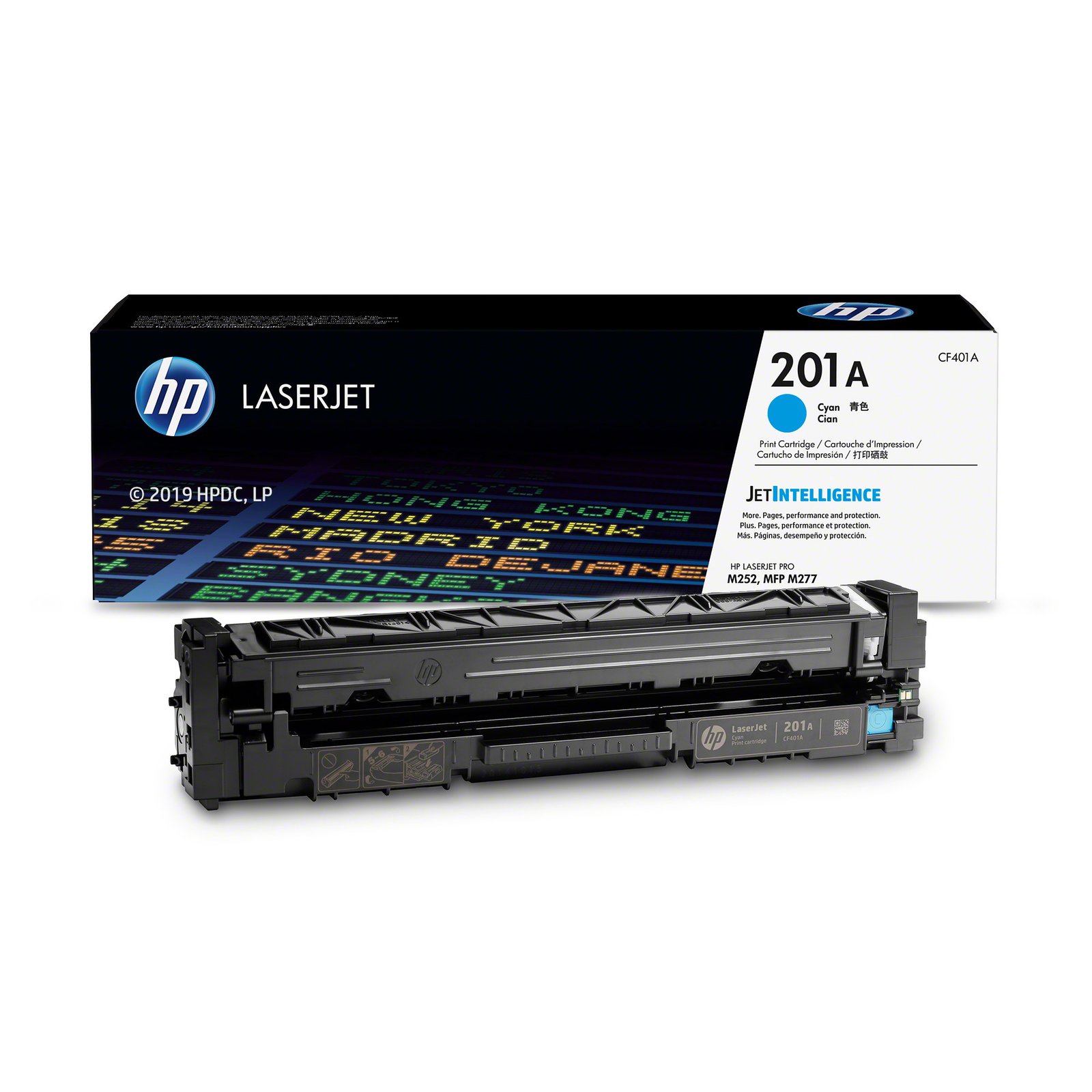 HP 201A Cyan Original LaserJet Toner Cartridge (CF401A)