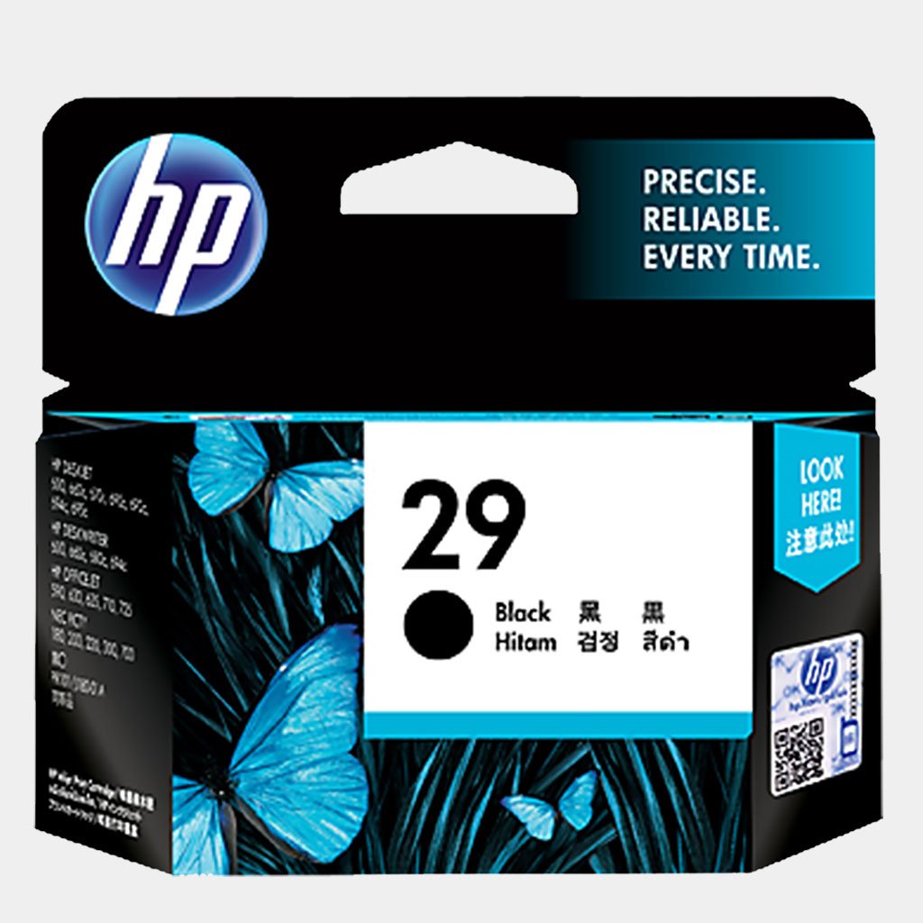HP 29A Black Inkjet Print Cartridge (51629A)