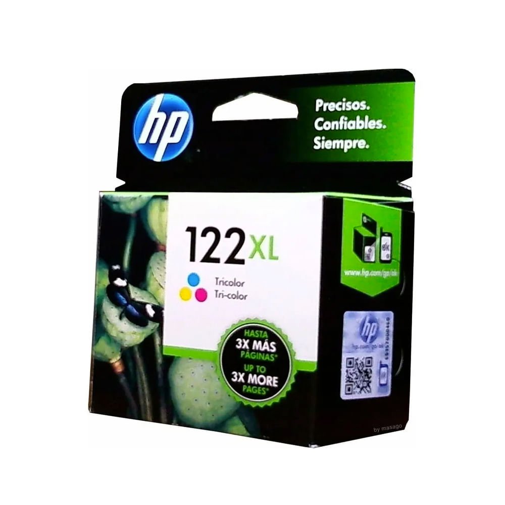 HP 122XL High Yield Tri-color Original Ink Cartridge (CH564HE)