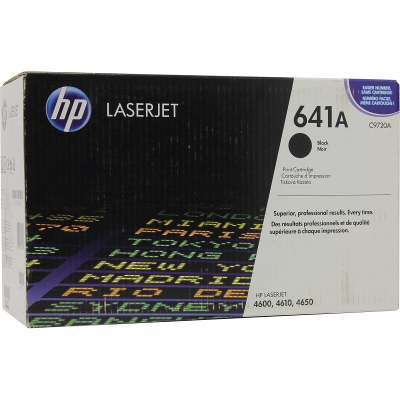 HP 641A Black Original LaserJet Toner Cartridge (C9720A)