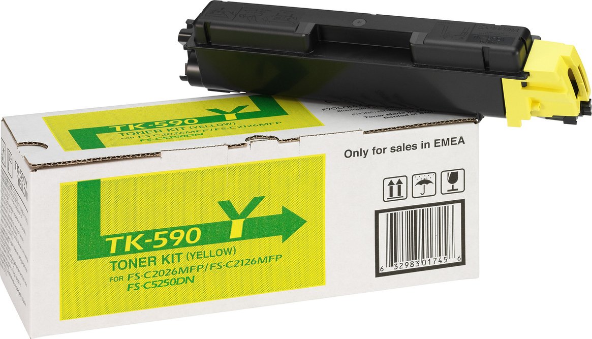 Kyocera TK-590 Yellow Toner Cartridge