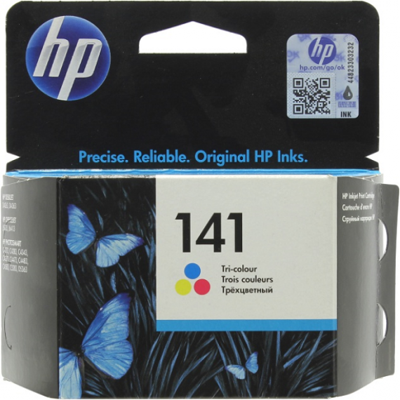 HP 141 Tri-color Original Ink Cartridge (CB337HE)