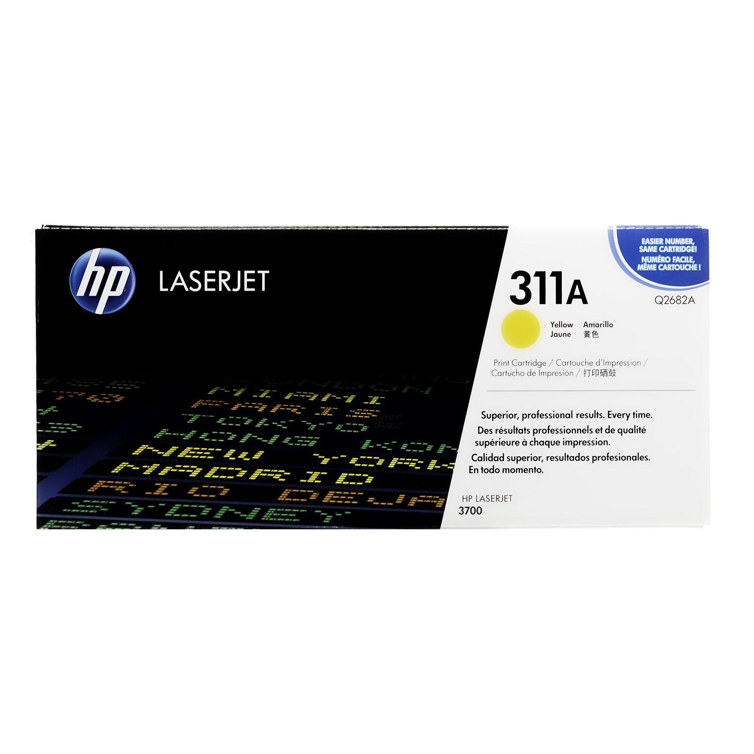 HP 311A Yellow (Q2682A) Original LaserJet Toner Cartridge