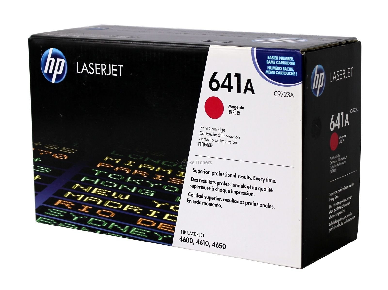 HP 641A Magenta Original LaserJet Toner Cartridge (C9723A)