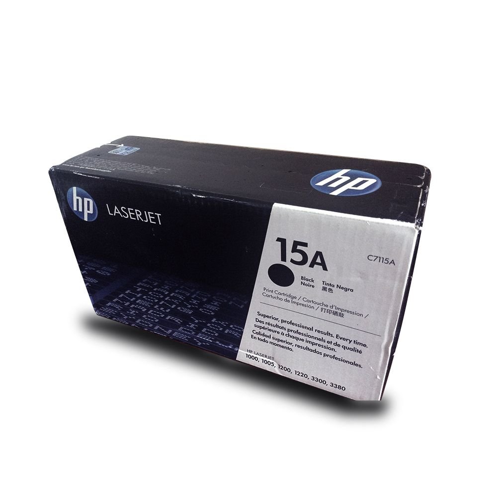 HP 15A Black Original LaserJet Toner Cartridge (C7115A)